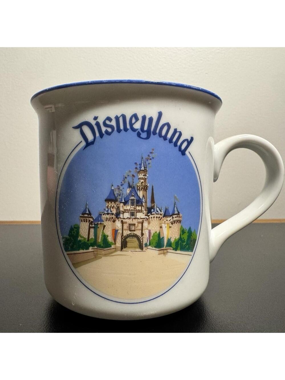 Vintage Walt Disney World Castle Ceramic Coffee Disney Mug Cup 3” Mini